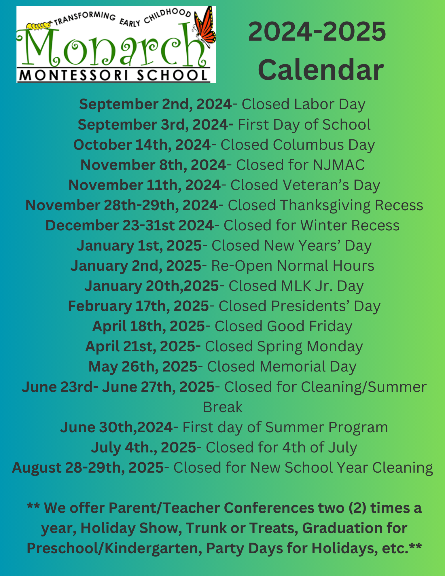 school-calendar-monarch-montessori-school